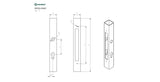 Zámková krabica k zámku B1/30-20x85, JP40x40, INOX