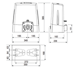 CAME automation for sliding gates, max 800kg