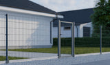 Gate 1pc. 2D BOX ZnPVC 1000x1500mm RAL 9005 black matte