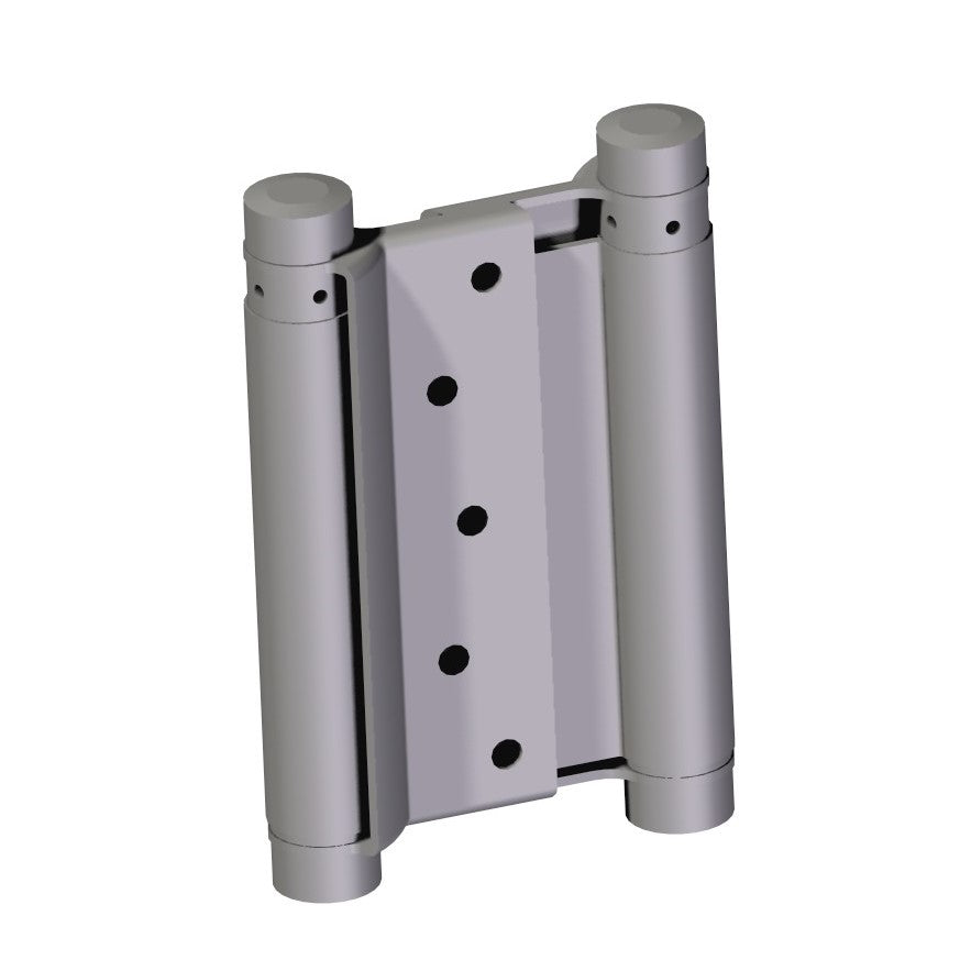 Záves pružinový obojstranný, Fe, L=125mm