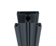 Hliníkový plotový stĺpik 70x70 pre lamelové výplne - 6000mm R7016
