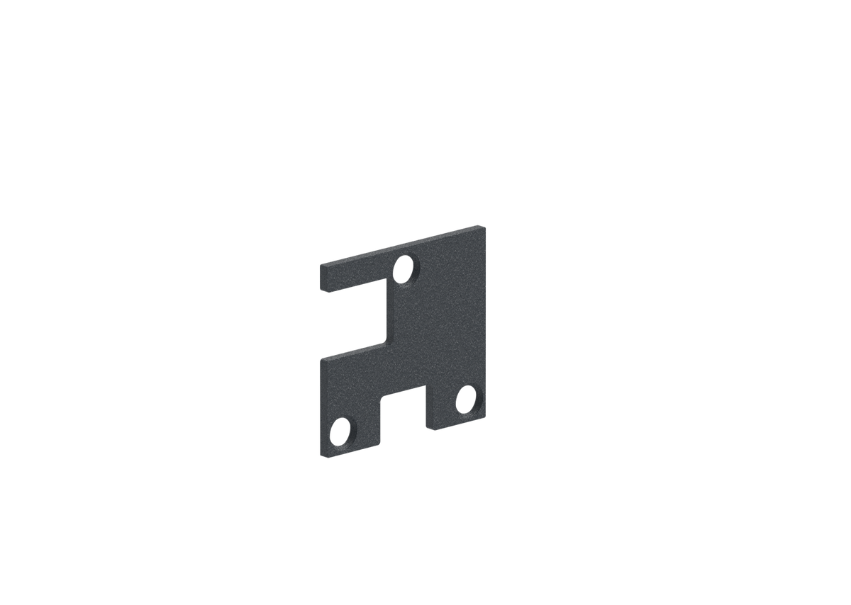 Aluminium Corner Cap for Post 56x60 - Anthracite RAL 7016