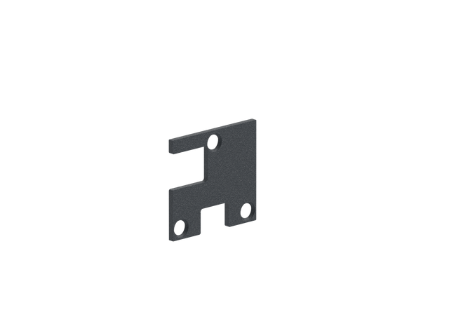 Aluminium Corner Cap for Post 56x60 - Anthracite RAL 7016