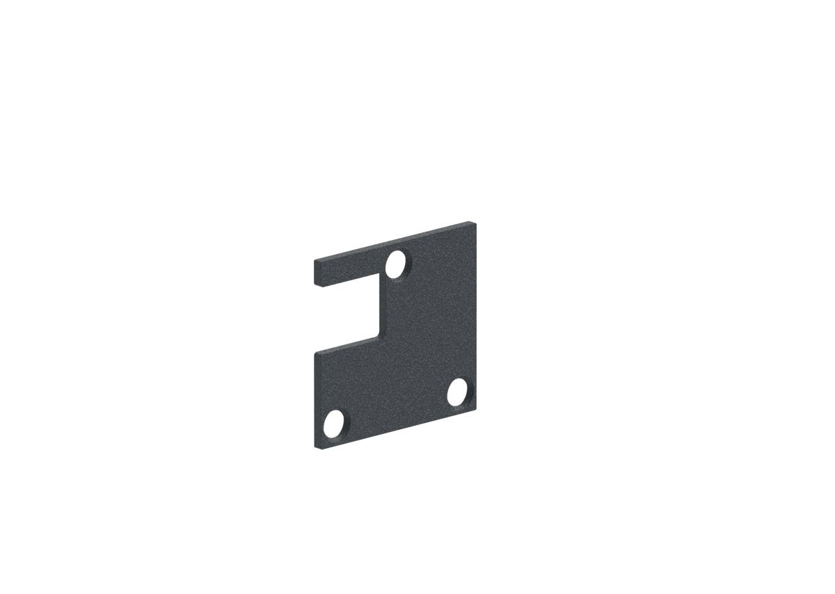 Aluminum End Cap for Post 56x60 - Anthracite RAL 7016