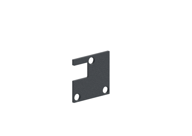 Aluminum End Cap for Post 56x60 - Anthracite RAL 7016
