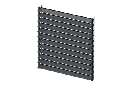 Set Antracitový pozinkovaný oceľový horizontálny naklápací systém 1,07 m s 1,2 m hliníkovou Antracitovou výplňou 20x95