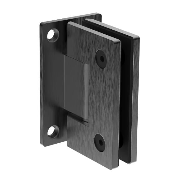 Záves pre sklenené dvere +/- 90stup. BLACK
