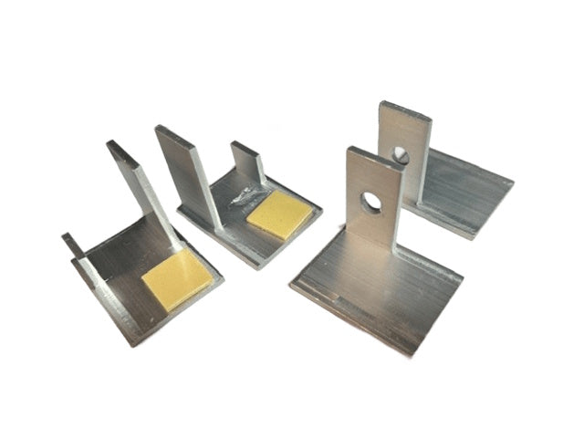 Julliet balcony aluminum frame without glass