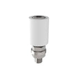 Koliesko-plastové - White, INOX, D22mm
