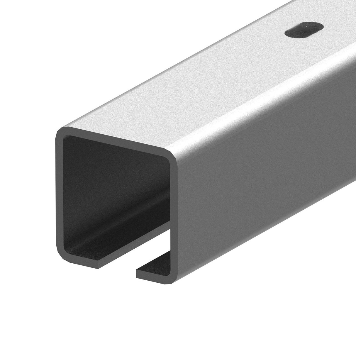 Guide profile with holes Zn, 78x78x4mm, L6m