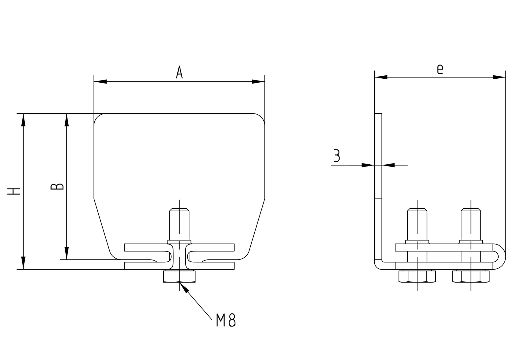 Krytka profilu Zn, profile 136x142mm