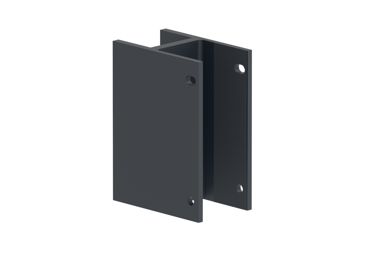 Anchoring profile for side mounting of post 56x60 – Anthracite RAL 7016
