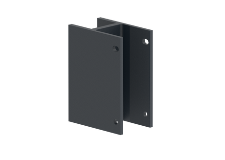 Anchoring profile for side mounting of post 56x60 – Anthracite RAL 7016