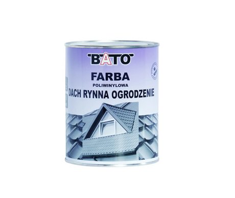 Farba polyvinylová, antracit RAL7016 satin 1kg (0,8L)
