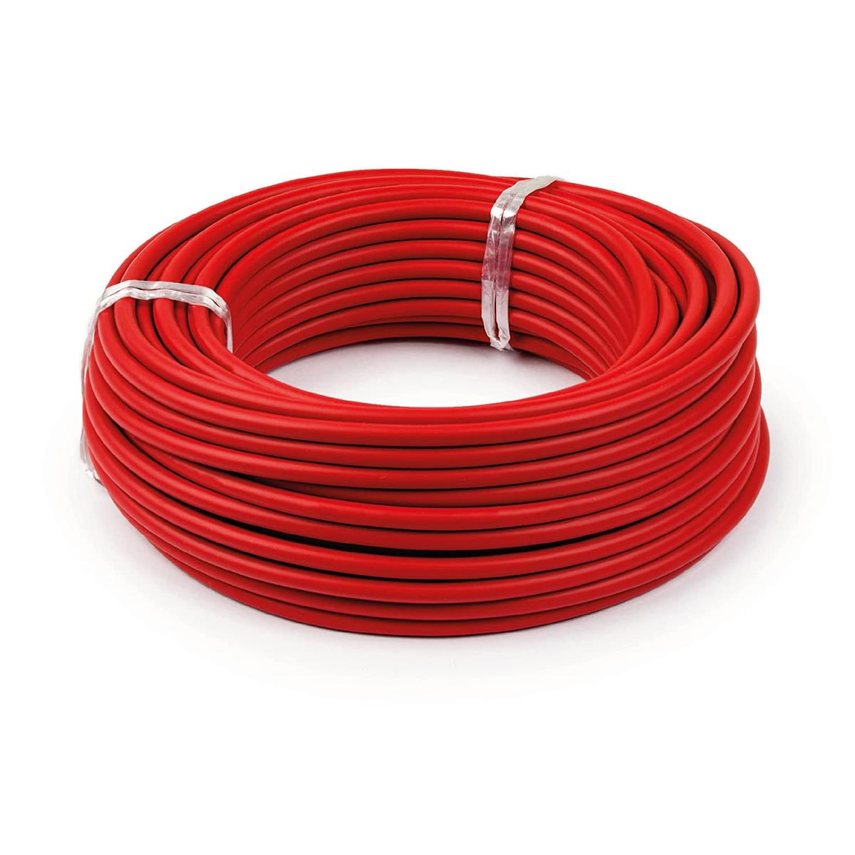 Vodič ohybný solárny 1x6mm/100m bezhalog. červený