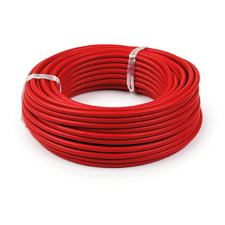 Vodič ohybný solárny 1x4mm/100m bezhalog. červený