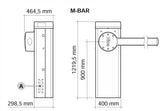 Závora s elektronikou 24V, do 7m