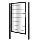 Gate 1pc. 2D BOX ZnPVC 1000x1500mm RAL 9005 black matte