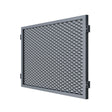 Aluminum fence panel 2000x1200mm expanded metal anthracite.