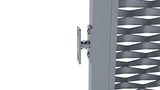 Aluminum fence panel 2000x1500mm expanded metal anthracite.