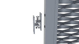 Aluminum fence panel 2000x1500mm expanded metal anthracite.