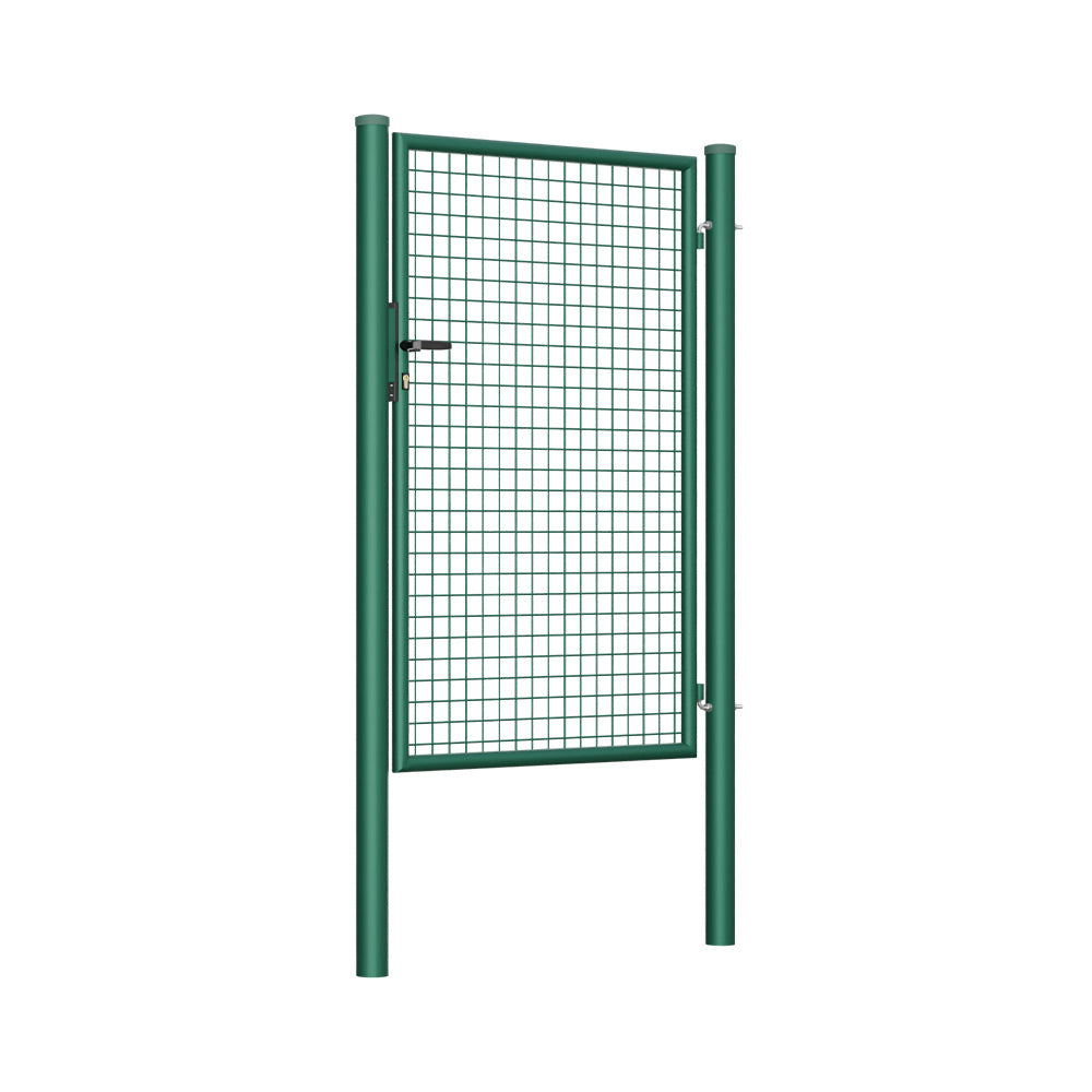 Bránka 1kr. ROUND ZnPVC 1000x1500mm, D60mm, zelená