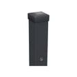 Stĺpik Oceľový k bráne/bránke IMPERIAL 100x100x2200mm, Antracit