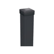Stĺpik Oceľový dorazový k bránke IMPERIAL 100x100x2200mm, Antracit