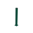 Horganyzott oszlop 60x40mm talppal és PVC kupakkal, 1400mm, Zöld RAL 6005