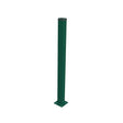 Post 60x40mm with ZnPVC base 1600mm green