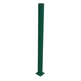 Post 60x40mm with ZnPVC base 2000mm green