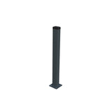 Post 60x40mm with ZnPVC base 1200mm anthracite