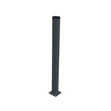 Stĺpik 60x40mm s pätkou ZnPVC 1600mm antracit