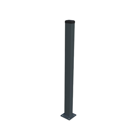 Post 60x40mm with ZnPVC base 1800mm anthracite