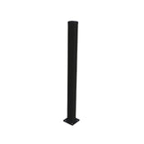 Stĺpik 60x40mm s pätkou ZnPVC 1800mm čierna matná