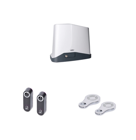 Sliding gate drive KEY set, max 600kg