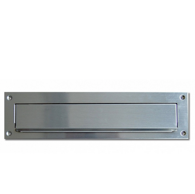Rectangular Letter Plate, stainless steel