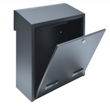 Built-in Mailbox, Galvanized Steel, Anthracite