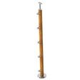 Stĺpik BUK (BEECH) D50/5x12mm, H1000, VK-rovina