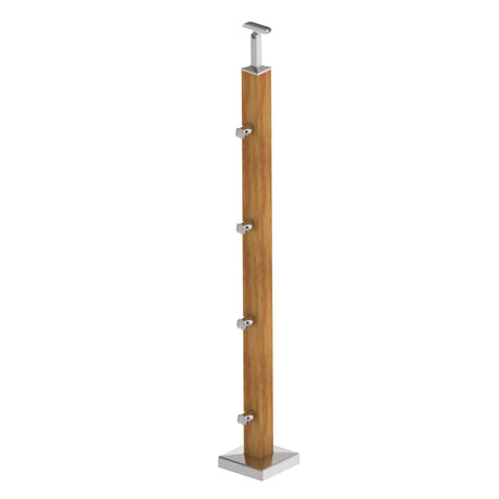 Stĺpik BUK (BEECH) JP 40x40mm 4xd12mm, H900, VK