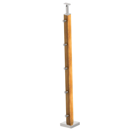 Stĺpik BUK (BEECH) JP 40x40, H1000,VK-Schodisko