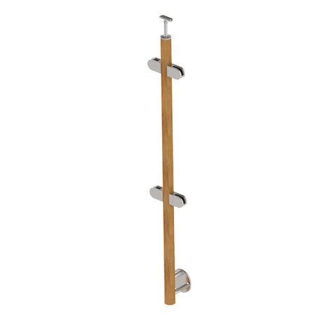 Stĺpik DUB D42,4 - 4xdržiak , v=100cm, BK-schod
