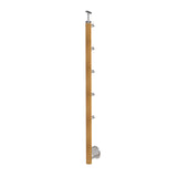 Stĺpik DUB (OAK) D50mm, 5xd12mm, v=100cm, BK-Schod