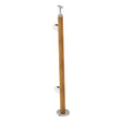 Stĺpik DUB D42,4 - 2xdržiak , v=100cm, VK-rovné