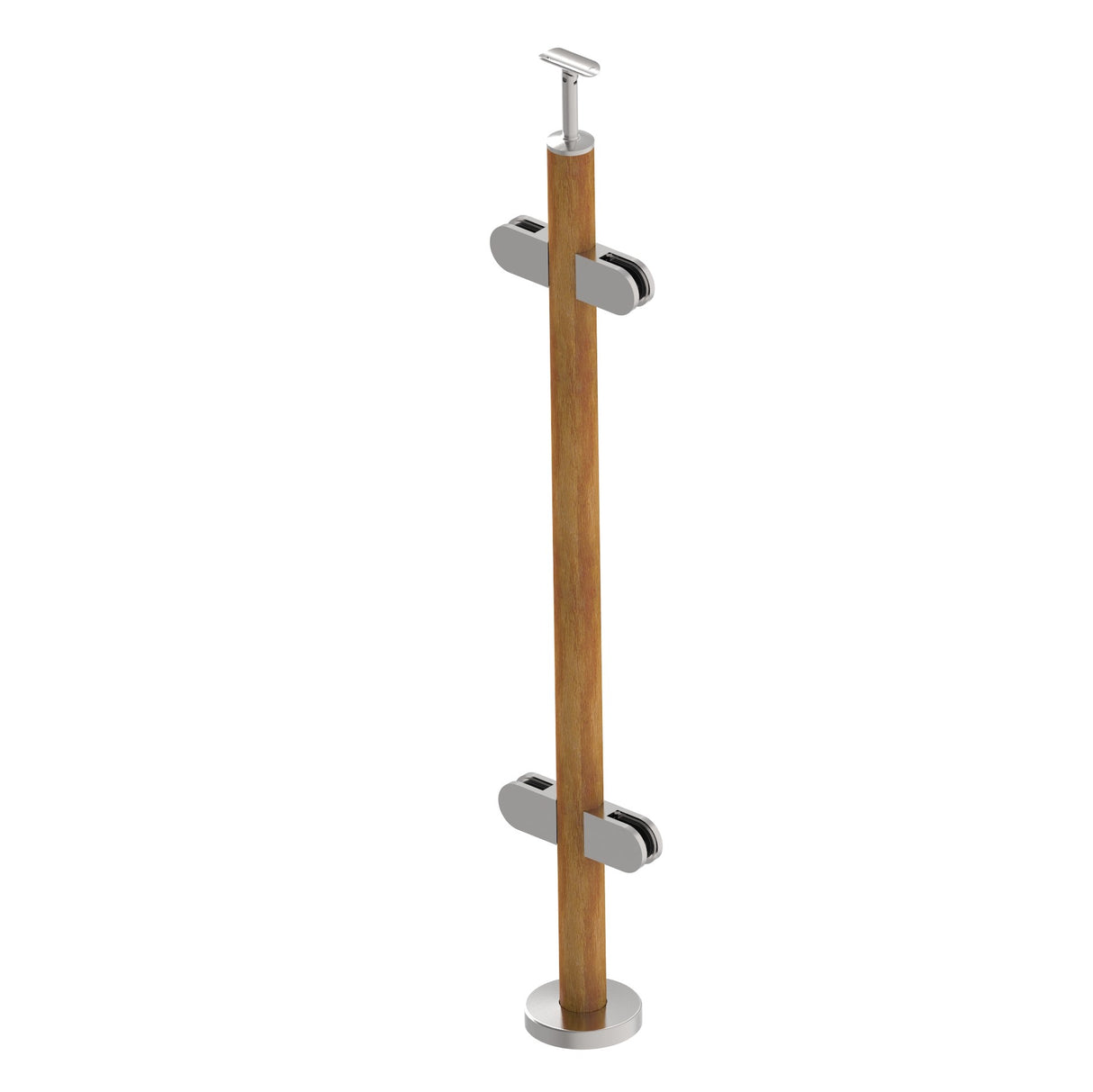 Stĺpik DUB (OAK) D42,4mm, 4xdržiak, v=90cm, VK-rov
