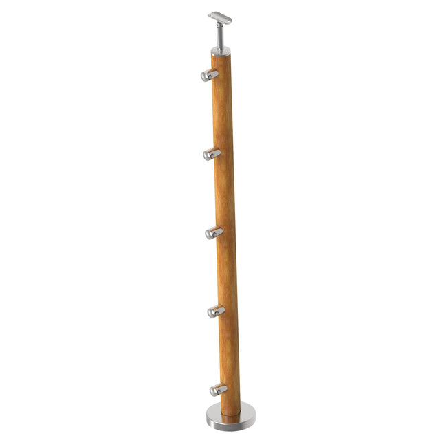 Stĺpik DUB D50/5x12mm, v=100cm, VK-Schodisko