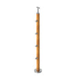 Stĺpik DUB (OAK) D50mm, 4xd12mm, v=90 cm, VK-Schod