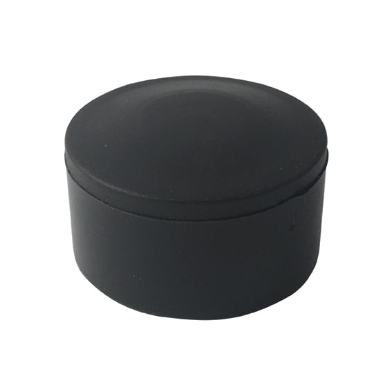 Čiapočka na stĺpik D48mm PE čierna