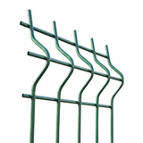 Zváraný plotový panel 3D ZnPVC 2500x1530x5mm zelená