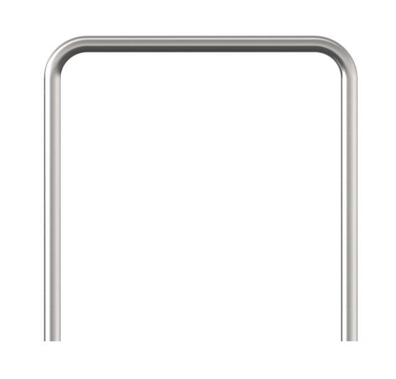 Nerezová bariéra D42x2mm